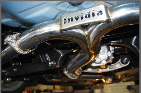 Invidia 2015+ Subaru WRX STI Q300 Rolled Titanium burnt 4 tips Catback Exhaust - Modern Automotive Performance
 - 3