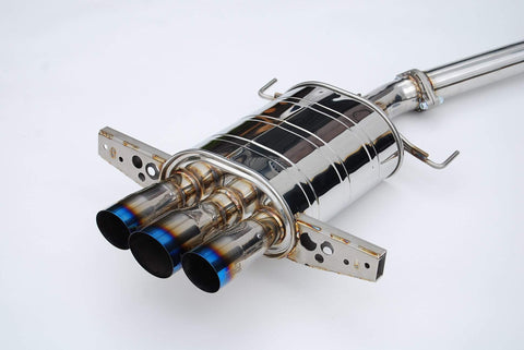 Invidia Q300 Cat-Back w/ Ti Burnt Tips | 2017+ Honda Civic Sport Hatch 1.5T (HS17CHB7Q33ST)