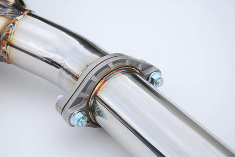 Invidia Gemini Cat-Back w/ Ti Burnt Tips | 2017+ Honda Civic Si Coupe (HS17CS27GM3ST)