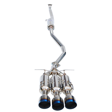 Invidia Gemini Cat-Back w/ Ti Burnt Tips | 2017+ Honda Civic Si