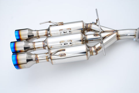 Invidia Gemini Cat-Back w/ Ti Burnt Tips | 2017+ Honda Civic Si Coupe (HS17CS27GM3ST)