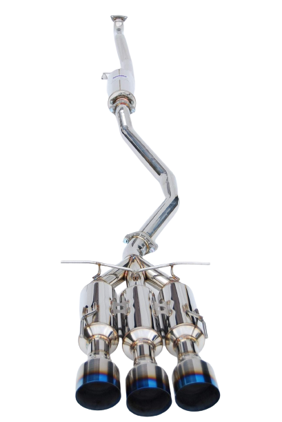 Invidia Gemini Cat-Back w/ Ti Burnt Tips | 2017+ Honda Civic Si