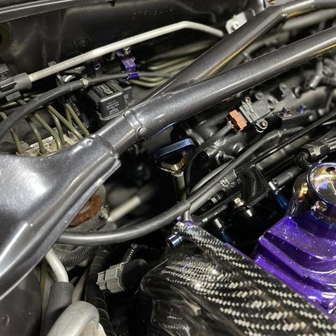 JD Customs Titanium Oil Dipstick Handle | 2002-2006 Mitsubishi Evo 7/8/9 and 2009-2015 Mitsubishi Evo X (JDC-TI-ODS-FULL)