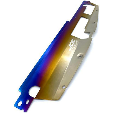 JD Customs Titanium Radiator Cooling Shroud | 2003-2006 Mitsubishi Evo 8/9 (JDC-RCS-EVO89-BURNT-Y)
