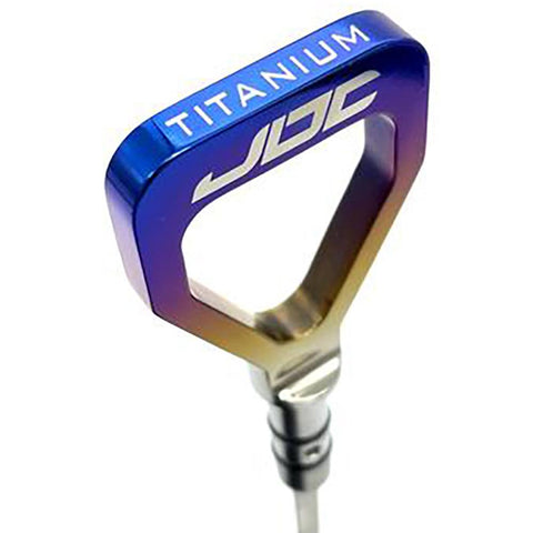 JD Customs Titanium Oil Dipstick Handle | 2002-2006 Mitsubishi Evo 7/8/9 and 2009-2015 Mitsubishi Evo X (JDC-TI-ODS-FULL)