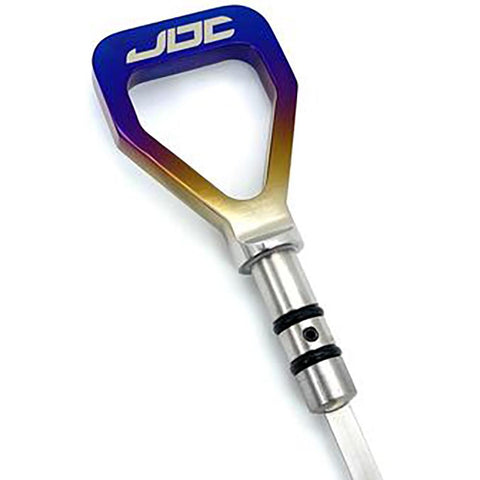 JD Customs Titanium Oil Dipstick Handle | 2002-2006 Mitsubishi Evo 7/8/9 and 2009-2015 Mitsubishi Evo X (JDC-TI-ODS-FULL)