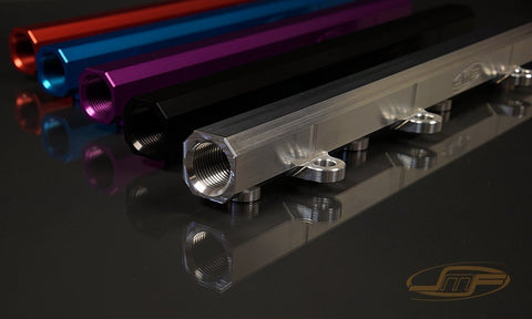 JM Fabrication DSM 10AN Billet Fuel Rail | 1990-1999 4G63 DSM (DSM-FUELRAIL)