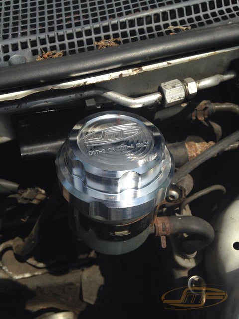 JM Fabrications Aluminum Brake Fluid Reservoir Cap | DSM / EVO 4G63 (DSM-BRKCAP-00)
