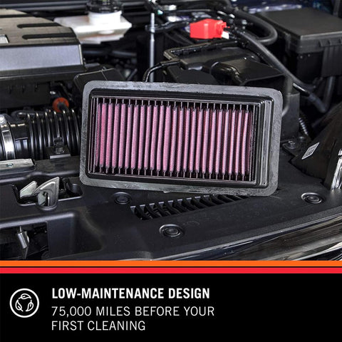 K&N Replacement Air Filter | Multiple Fitments (33-2142)
