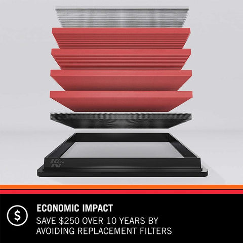 K&N Replacement Air Filter | Multiple Fitments (33-2395)