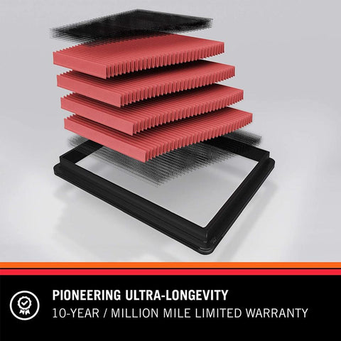 K&N Replacement Air Filters | 2012-2014 Porsche 911 3.4L/3.8L (33-2484)