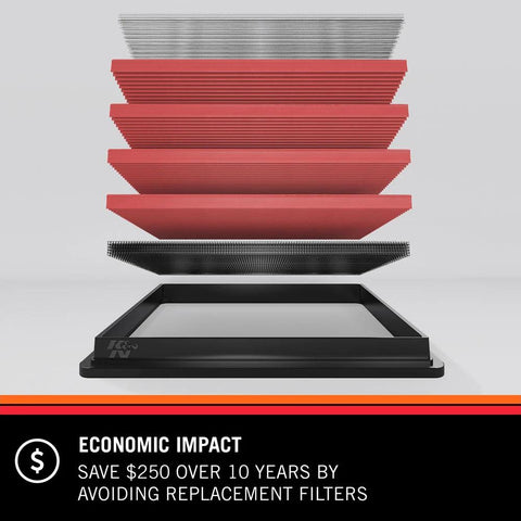 Replacement Air Filter by K&N (33-2774)