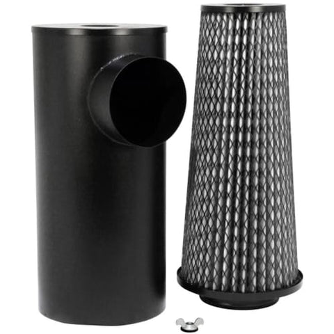 K&N 9-3/4in D 24in Reverse Flow - HDT Replacement Canister w/ Air Filter (38-2001R)
