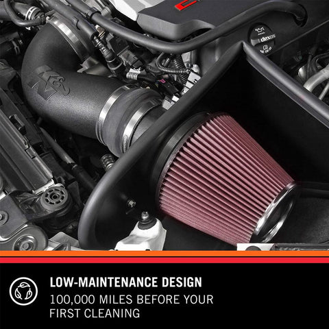 K&N FIPK Panel Filter Air Intake System | 2010-2014 Chevrolet Camaro SS (57-3074)