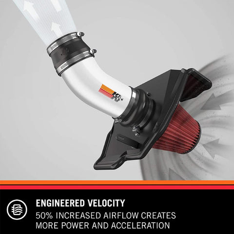 K&N Typhoon Air Intake System | 2002-2004 Ford Mustang GT (69-3521TP)