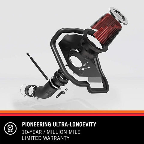 K&N Typhoon Air Intake System | 2003-2006 Mazda 6 2.3L USDM (69-6025TS)