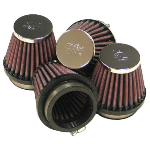 K&N 2.125 in Flange ID/3in Base OD/2in Top OD/2.75in Universal Chrome Filter (RC-2344)