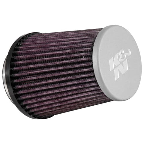 K&N 3in Flange 4-1/2inch OD B/2-1/4inch Silver Top Universal Rubber Filter (RE-5287)