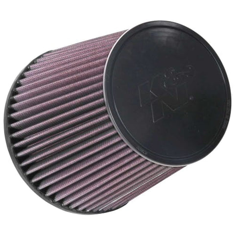 K&N 5in Flange/6-1/2in B/5in T/6-1/2in Universal Clamp-On Air Filter (RU-1037)