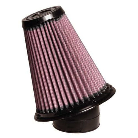 K&N 2.5in Flng ID 5.25in Bs OD 2.5in Tp OD 5.75in Rubber Round Tapered Angled Air Filter (RU-5006)