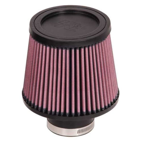 K&N 2.5in Flange ID x 6in Base OD x 5in Top OD x 5in Round Tapered Universal Rubber Filter (RU-5174)