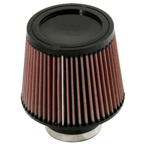 K&N 3in Flange ID x 6in Base OD x 6in Top OD x 5in Round Tapered Universal Rubber Filter (RU-5176)