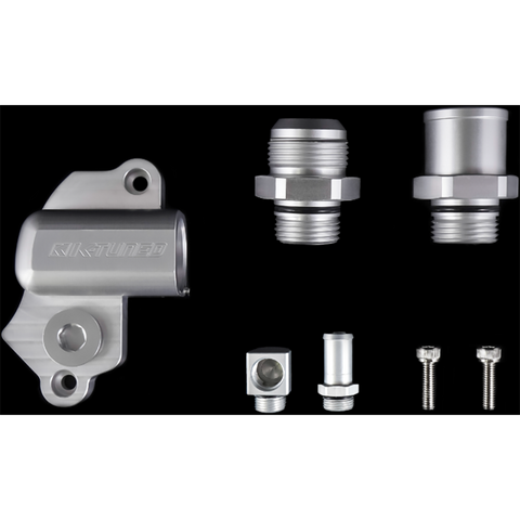 K-Tuned K20 Upper Coolant Housing with Optional Filler Neck | 2002-2006 Acura RSX and 2002-2005 Honda Civic Si (KUW-20D-N02)