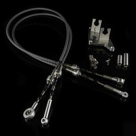 K-Tuned Race-Spec Shifter Cables | Honda B-Series AWD CRV Transmission (R-SFT-BAW)