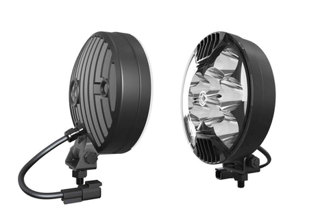 KC HiLites SlimLite 6in LED Pod: 50W / Spot Beam - Set (KC100)