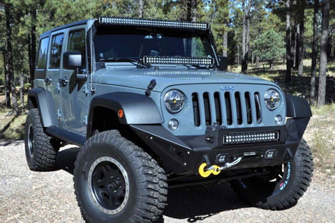 KC HiLites Overhead Mount LED System - C50 LED Bar | Jeep Wrangler JK: 2007-2018 (KC366)