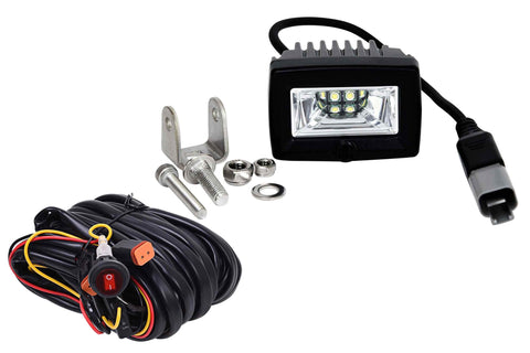 KC HiLites C2 2in LED Pod System - Pair / Flood Beam / With Harness (KC519)
