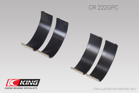 King Sputter Replacement Size STD Rod Bearings | Multiple Fitments (CR 222GPC)