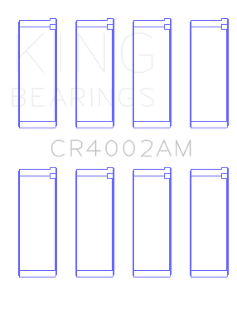 King +0.5 Rod Bearing Set | Multiple Fitments (CR4002AM0.5)