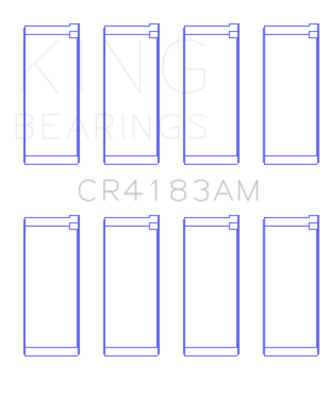 King 0.5 Rod Bearing Set | 2000 Chrysler Cirrus & 1996 - 1997 Mitsubishi Eclipse (CR4183AM0.5)