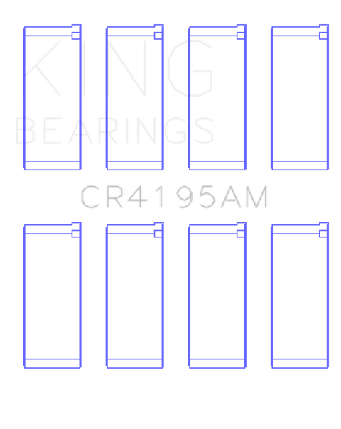 King +0.5 Rob Bearing Set | 1995 - 1999 Chrysler Sebring & 2000 Chrysler Cirrus (CR4195AM0.5)