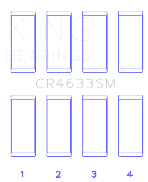 King +.5mm Undersize Connecting Rod Bearing Set | 2007 - 2016 Mini Cooper (CR4633SM0.5)