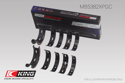 King 0.25 pMaxBlack Coated Main Bearing Set | Multiple Fitments (MB5382XPGC0.25)