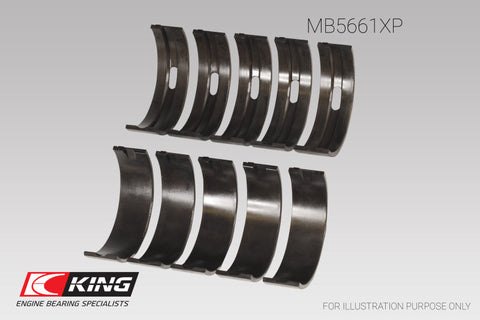 King 0.26 Main Bearing Set | 2006 - 2013 Audi A3 & 1997 - 2009 Audi A4 (MB5661XP.026)