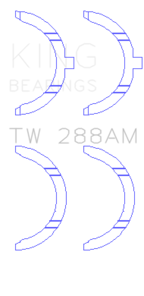 King Thrust Washer Set | 1998 – 2005 Toyota Land Cruiser ,2002 – 2004 Toyota 4Runner & 1999 – 2004 Toyota Tundra (TW 288AM)