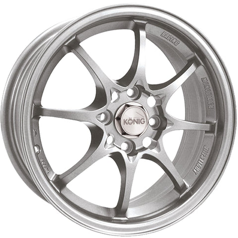 Konig Helium Silver 15x6.5 | 4x100 (HE65D0440S)