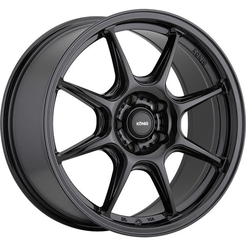 Konig Lockout Gloss Black 15x7 | 4x100 (LK75100385)