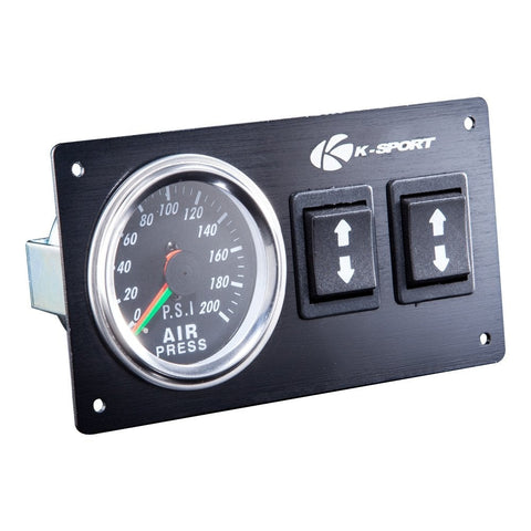 KSport Deluxe Dual Needle Gauge Assembly (AIRACC-042)