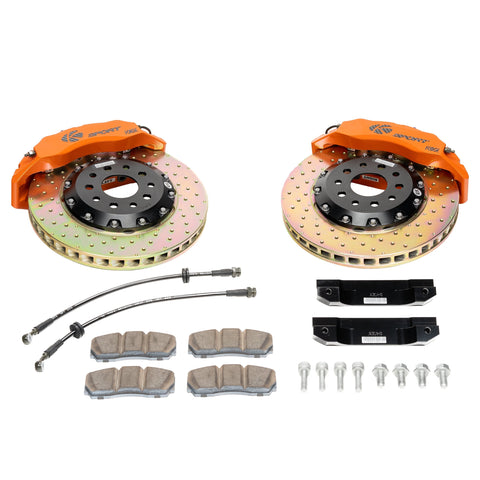 KSport Slimline Big Brake Kit | 2002-2007 Subaru Impreza WRX (BKSB040-322CO)