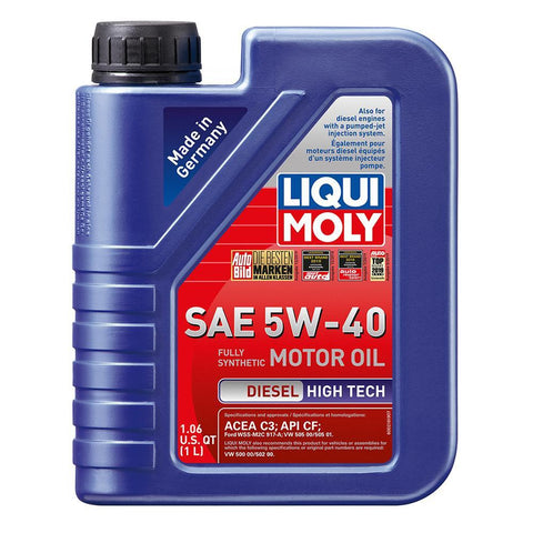 LIQUI MOLY 1L Diesel High Tech Motor Oil 5W-40 (20006)