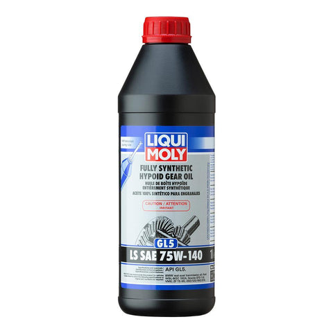 LIQUI MOLY 1L Fully Synthetic Hypoid Gear Oil GL5 LS SAE 75W-140 (20042)