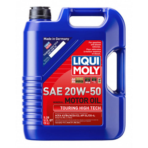 LIQUI MOLY 5L Touring High Tech 20W-50 Motor Oil (20114)