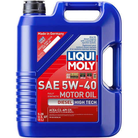 LIQUI MOLY 5L Diesel High Tech Motor Oil 5W-40 (2022)