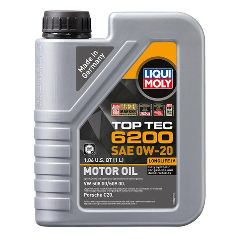 LIQUI MOLY 1L Top Tec 6200 Motor Oil 0W-20 (20236)