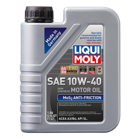 LIQUI MOLY 1L MoS2 Anti-Friction Motor Oil 10W-40 (2042)