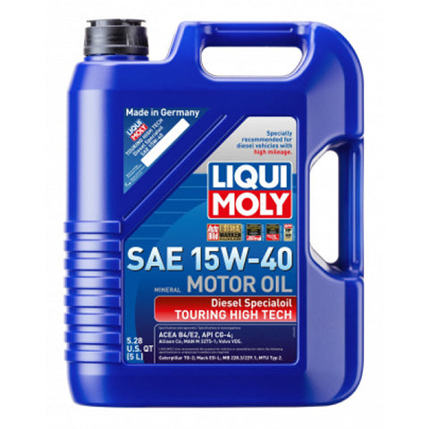 LIQUI MOLY 5L Touring High Tech Diesel Special Motor Oil 15W-40 (2044)
